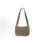 HERMES爱马仕 Jypsiere 金扣吉普赛包 斜挎包 迷你 女款 大象灰